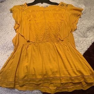 Jolt Mustard Yellow Shirt